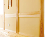 健康面にも配慮した安心安全な珪藻土入り環境クロス。