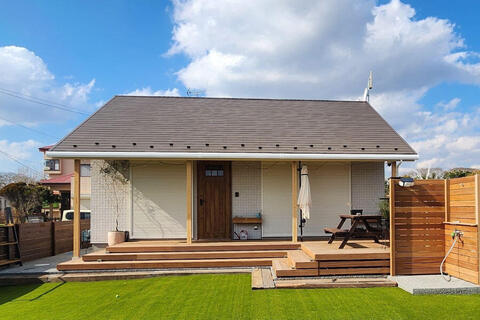 平屋コンパクトハウス15坪ロフト付き